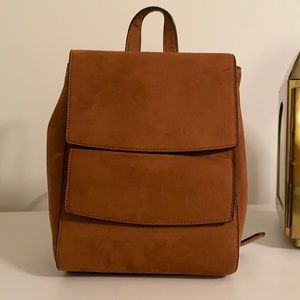 BECOOL Faux Suede Mini Backpack Handbag